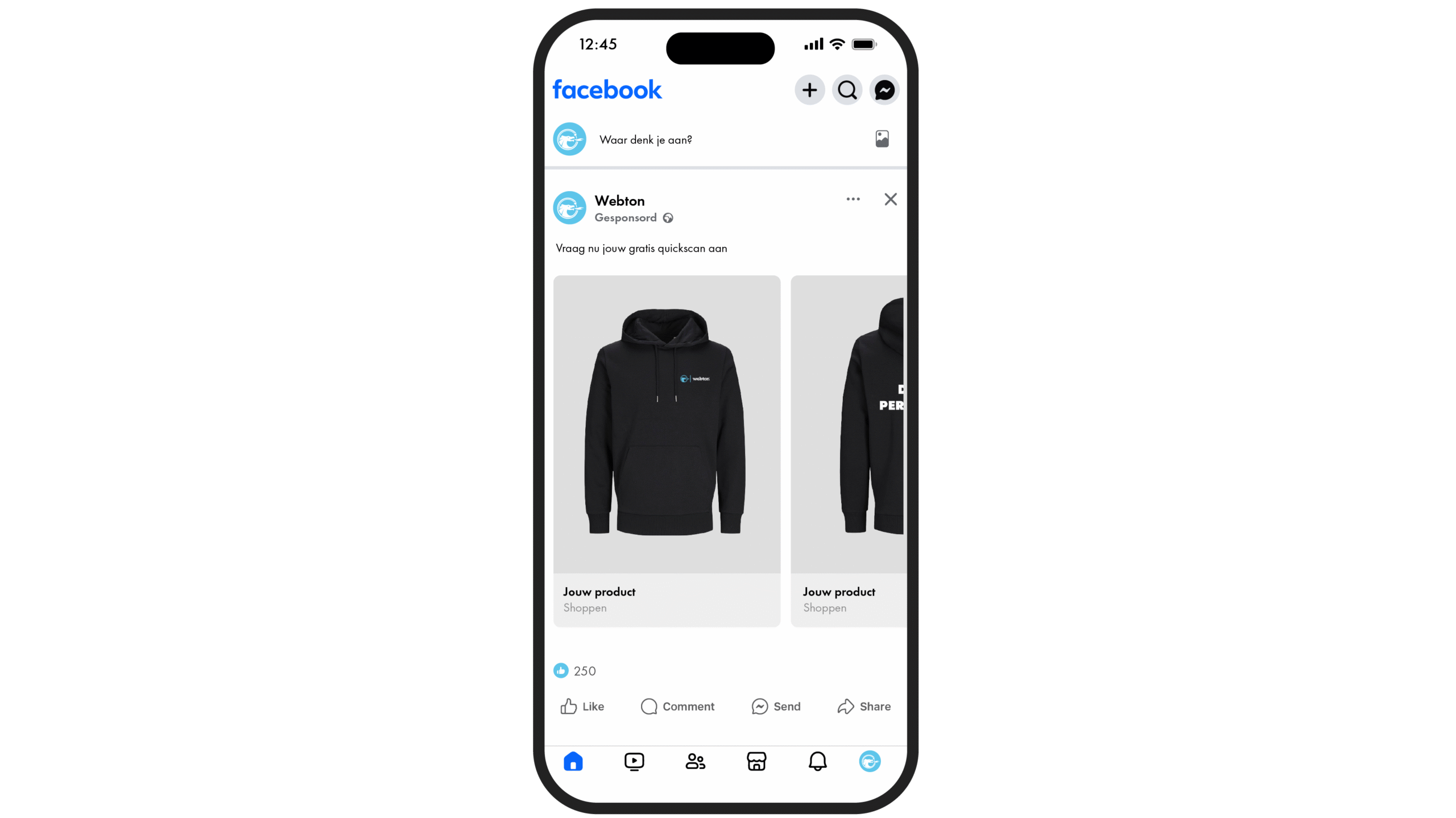 carrousel advertentie facebook ads